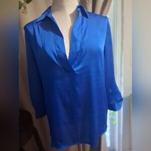The Limited Royal Blue Blouse S/m